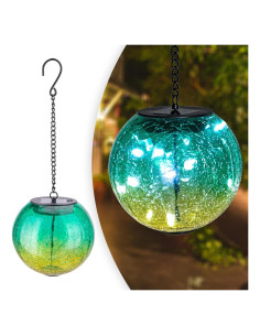 Luces Solares Colgantes Wonder Solar LED Vidrio Roto 39cm