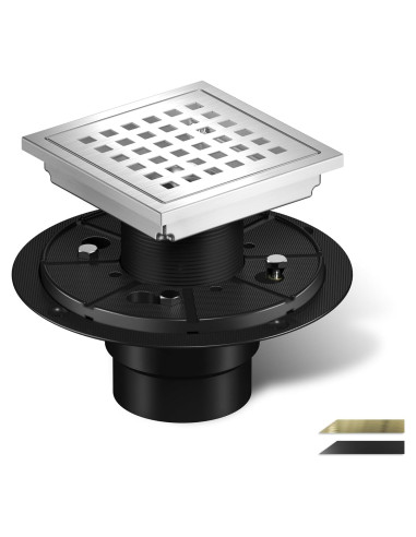 Desagüe Cuadrado 10.16 cm Georkios Acero Inoxidable SUS304