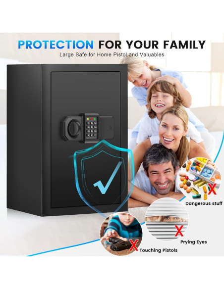 Caja Fuerte Grande Bukumo 60 cm con Alarma y Teclado