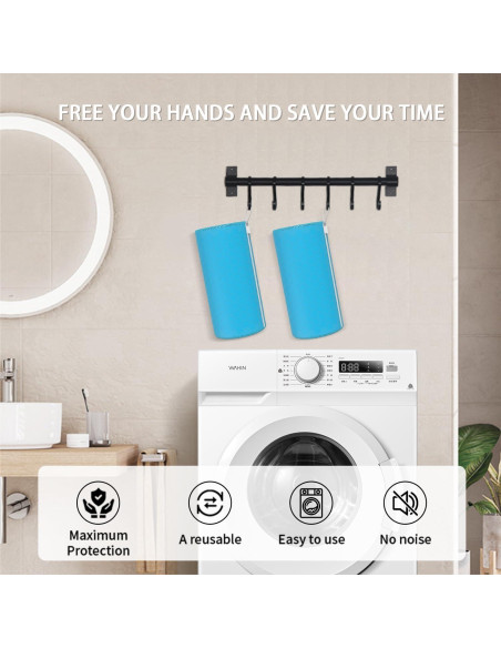 Paquete de 2 bolsas de silicona para lavar zapatos IKIMAKIST