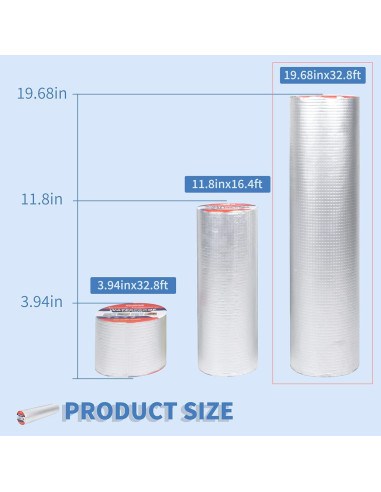 Cinta Impermeable de Butilo 50cm x 10m NTZ para Reparación