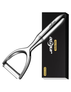 Pelador de Verduras Premium JINGTOO Acero Inoxidable 18.5 cm