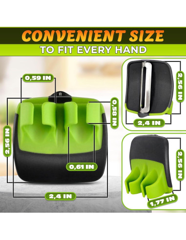 Pelador de Verduras Ergonómico V TOWER - Silicona y Acero Inoxidable