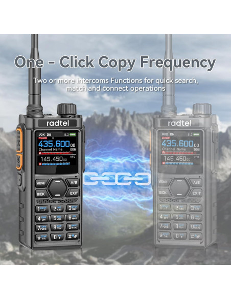 Radio Portátil Radtel RT-910B 5W Multi-Banda 960 Canales