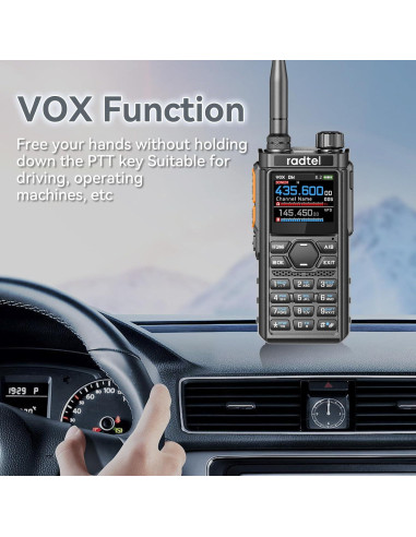 Radio Portátil Radtel RT-910B 5W Multi-Banda 960 Canales