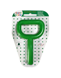 Chewy Tubes Super Chew Verde - Silicona Suave 10g