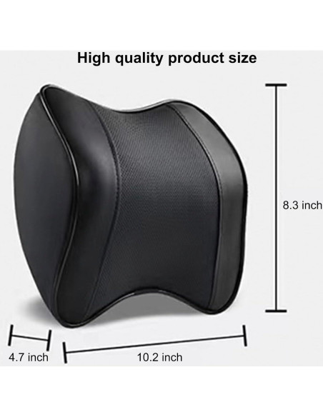 Almohada de Cuello de Coche Genérico 2 Unidades Espuma Viscoelástica