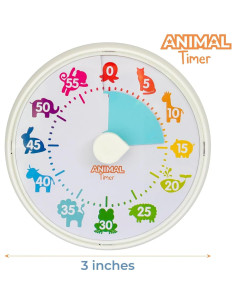 Temporizador Visual de Animales Colección Preescolar 60 Minutos 2