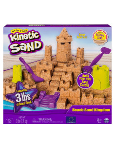 Kinetic Sand Set de Juego Reino de Arena de Playa 1.36 kg