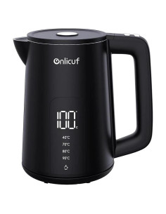 Hervidor Eléctrico Onlicuf EK17 de 1.7L Acero Inoxidable Negro