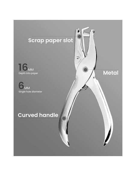 Perforadora de Agujeros MoHern 1/8 y 1/4 Pulgadas - 2 Pcs