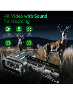 Gafas de Visión Nocturna KILOGOGRAPH N009 Plus 4K con Wi-Fi 2