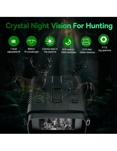 Gafas de Visión Nocturna KILOGOGRAPH N009 Plus 4K con Wi-Fi