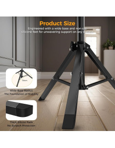 Pantalla de Proyector VOOPVOR 120" Portátil 16:9 HD Sin Arrugas 2