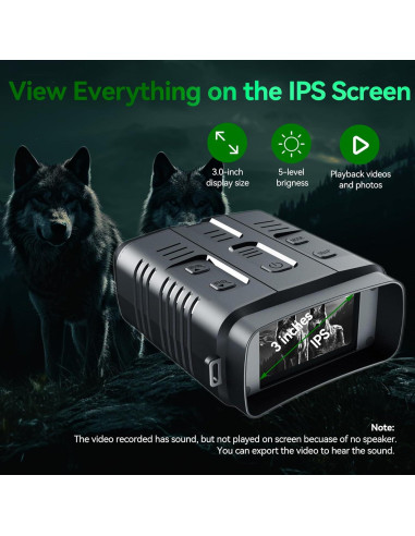 Gafas de Visión Nocturna KILOGOGRAPH N009 Plus 4K con Wi-Fi