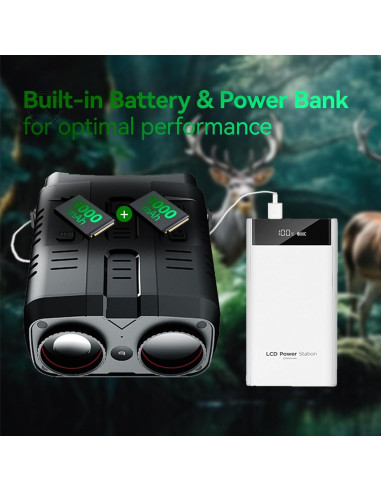 Gafas de Visión Nocturna KILOGOGRAPH N009 Plus 4K con Wi-Fi