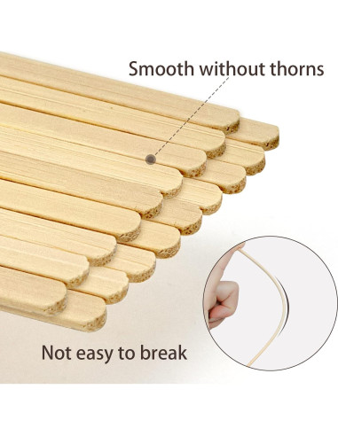 Revolvedores de Café de Bambú 200 Pcs 13.97 cm Desechables