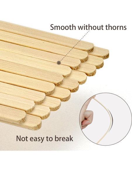 Revolvedores de Café de Bambú 200 Pcs 13.97 cm Desechables