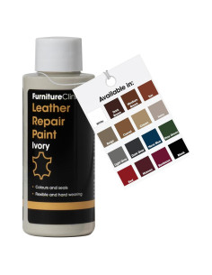 Pintura para Reparación de Cuero Furniture Clinic 50ml Marfil