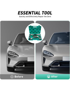 Kit de Reparación de Abolladuras NTNOEA 9 Piezas Verde 2