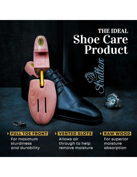 Árboles para zapatos de cedro Stratton - Unisex, tamaño pequeño