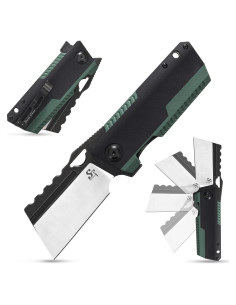 Cuchillo Plegable Sitivien ST155 Acero Sandvik 14C28N 19.5 cm