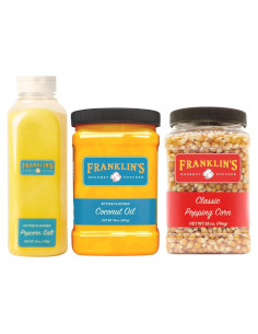 Palomitas Gourmet Franklin 2.72 kg - Clásico, Sal y Aceite