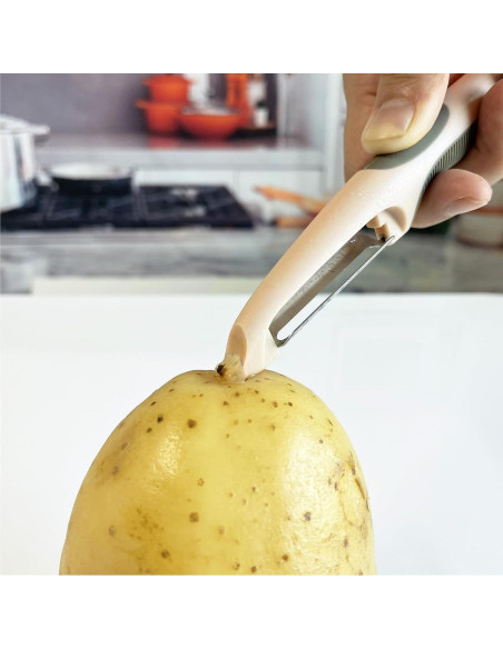 Juego de 3 Peladores de Verduras Pneatdez - Acero Inoxidable