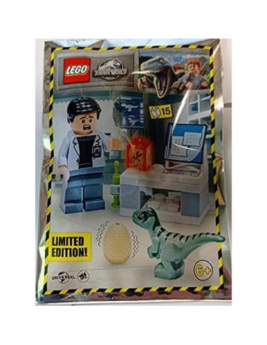 LEGO Mundo Jurásico Dr. Wu Laboratorio con Bebé Dino