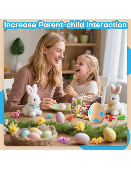 Juego de 7 Huevos de Dinosaurio 3D FYEFKJSA - Juguetes Antiestrés