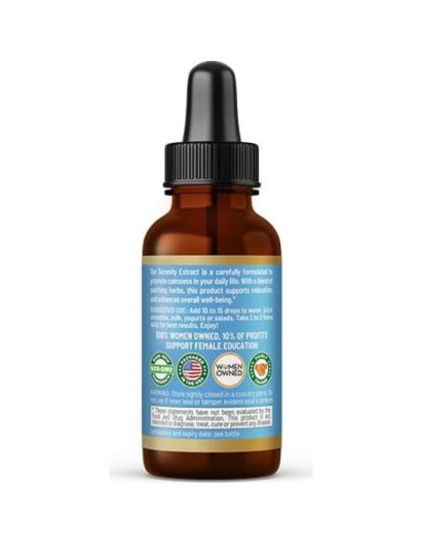 Serenidad Plus 29.57 ml - Suplemento Natural para Dormir y Relajación - Nature Made