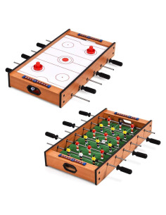 Mesa de Juegos 2 en 1 Giantex - Futbolín y Hockey de Aire
