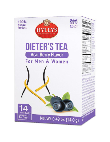 Té Detox para Dieta Hyleys Sabor Acai Berry - 336 Bolsitas