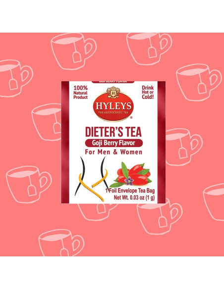 Té Detox para Dieta Hyleys Sabor Acai Berry - 336 Bolsitas