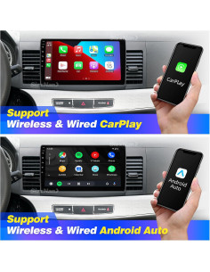 Radio Android 10" SizxNanv para Lancer 2008-2017 Bluetooth GPS 2