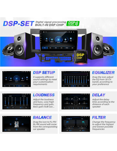 Radio Android 10" SizxNanv para Lancer 2008-2017 Bluetooth GPS