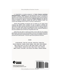 Terror: Nuevos cuentistas latinoamericanos - Volumen 2 (Spanish Edition) 2