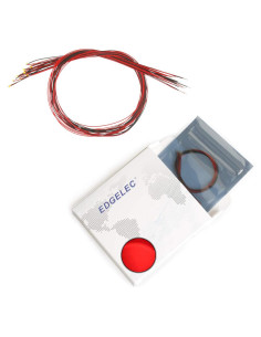 20 LEDs SMD 0402 Rojo Preconectados 2V para DIY