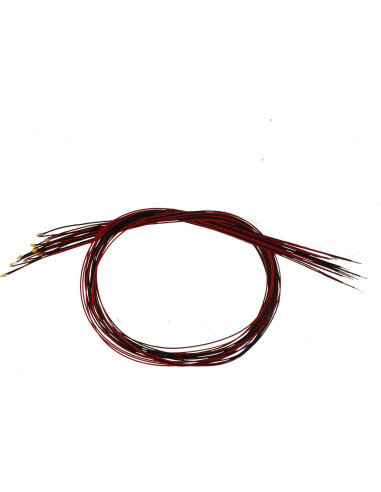 20 LEDs SMD 0402 Rojo Preconectados 2V para DIY