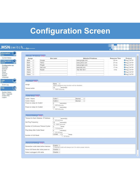 Interruptor Remoto Proxicast UIS-722b con 2 Salidas AC y Control por App
