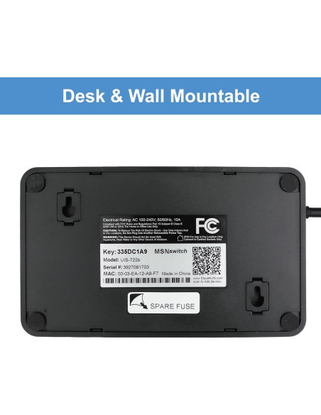 Interruptor Remoto Proxicast UIS-722b con 2 Salidas AC y Control por App