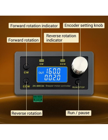 Controlador de Motor Paso a Paso GODIYMODULES ZK-SMC04 10-30V 6.6A