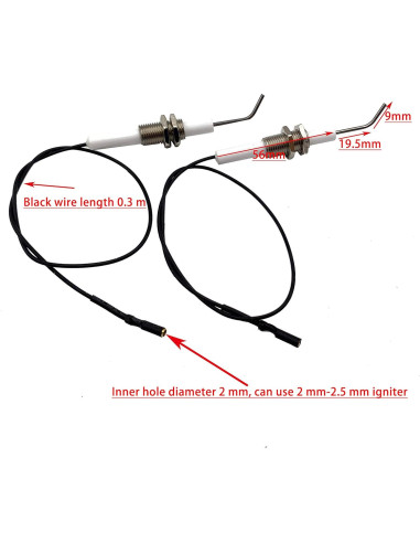 Kit de Encendedores Piezoeléctricos METER STAR para Parrilla de Gas