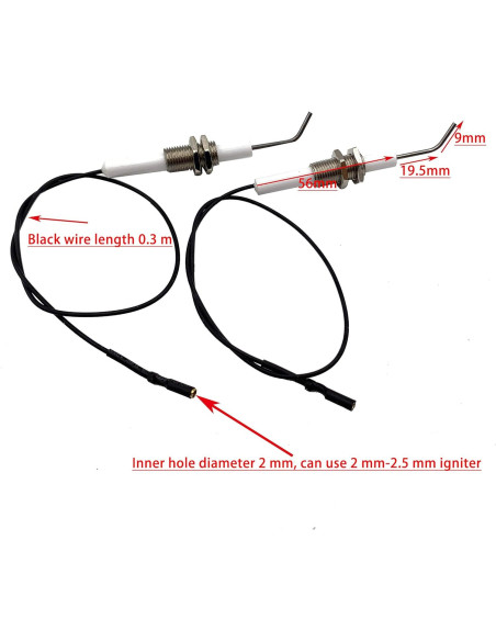 Kit de Encendedores Piezoeléctricos METER STAR para Parrilla de Gas