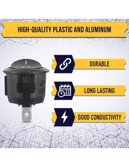 Interruptor de Palanca Impermeable 12V Tesorrio SPST 6A/250V