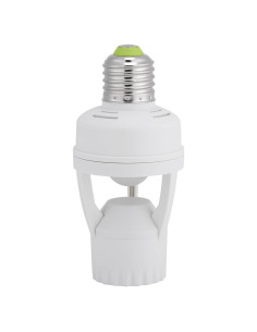 Portalámparas LED E27 con Sensor de Movimiento Infrarrojo