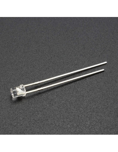 20 Diodos Fotodiodos Sensores Luz uxcell 3mm Cabeza Clara