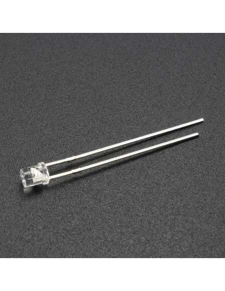 20 Diodos Fotodiodos Sensores Luz uxcell 3mm Cabeza Clara