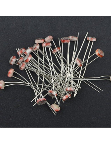 Kit de 175 Fotoresistores MIACIA 5mm - 7 Valores Sensibles a Luz