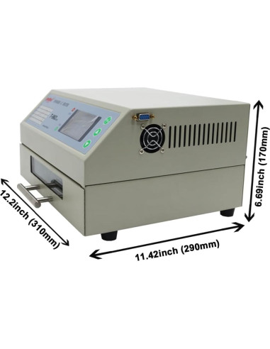 Horno de Reflujo INTBUYING T962 800W 180x235mm Infrarrojo